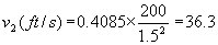 velocity equation
